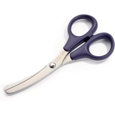 Tesouras têxteis profissionais Prym - Curvas - 13,5cm - Roxo Tesouras têxteis profissionais Prym - Curvas - 13,5cm - Roxo