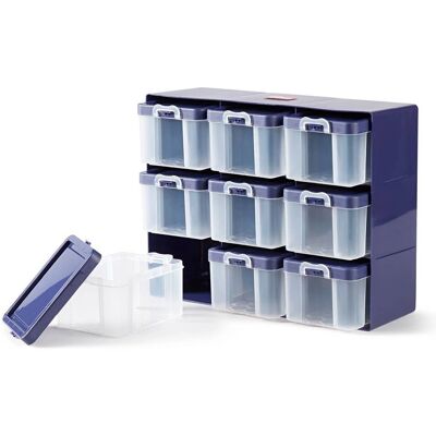 Organizzatore Prym per Forniture di Arte e Hobby - 612399 - Salvaspazio con Compartimenti Multipli Organizzatore Prym per Forniture di Arte e Hobby - 612399 - Salvaspazio con Compartimenti Multipli
