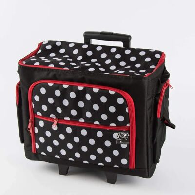 Prym 612630 - Schwarz/Rot/Weiß - Nähmaschinen-Trolley Prym 612630 - Schwarz/Rot/Weiß - Nähmaschinen-Trolley