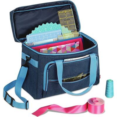 Prym Sac pour machine à coudre - Jeans - 44 x 20 x 35 cm Prym Sac pour machine à coudre - Jeans - 44 x 20 x 35 cm