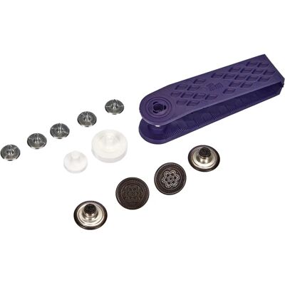 Boutons Jean en laiton antique Prym avec fleur - Buttons Boutons Jean en laiton antique Prym avec fleur - Buttons