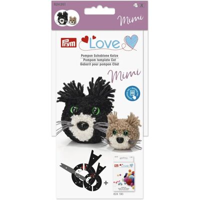 Prym Love Pompon Maker Katten Mimi - 2 maten Prym Love Pompon Maker Katten Mimi - 2 maten