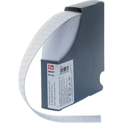 Nastro Elastico Bianco Prym 30mm - Sartoria & Cucito Nastro Elastico Bianco Prym 30mm - Sartoria & Cucito