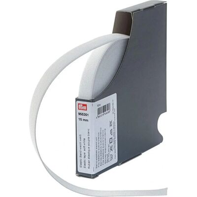 Prym Fascia Elastica Bianca da 15mm - Fascia Elastica Prym Fascia Elastica Bianca da 15mm - Fascia Elastica