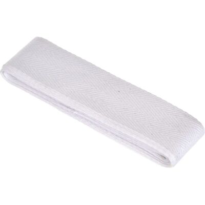 Prym Cotton Herringbone Tape White - 2.5m - Tape Prym Cotton Herringbone Tape White - 2.5m - Tape