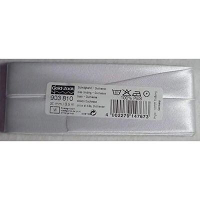 Prym 20mm Duchesse Satin Bias Binding Tape White - Bias Binding Tape Prym 20mm Duchesse Satin Bias Binding Tape White - Bias Binding Tape