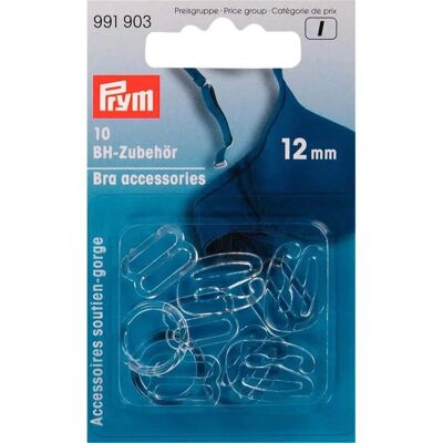 Accessoires pour bretelles de soutien-gorge Prym Modèle Réglable - Pack de 10 Accessoires pour bretelles de soutien-gorge Prym Modèle Réglable - Pack de 10