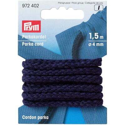 Prym Navy Blue Cord - 1.5m Sewing Accessory Prym Navy Blue Cord - 1.5m Sewing Accessory