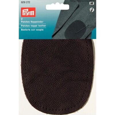 Prym Patches en Cuir - 10x14cm - Marron Foncé - Patches en Cuir Prym Patches en Cuir - 10x14cm - Marron Foncé - Patches en Cuir