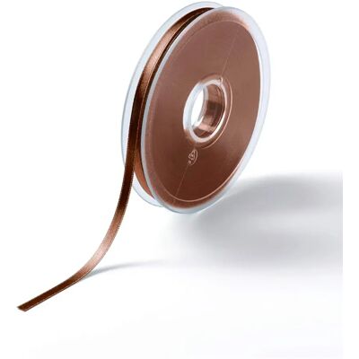 Nastro in raso marrone medio Prym - 6mm - Per metro Nastro in raso marrone medio Prym - 6mm - Per metro