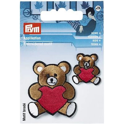 Patch Ourson et Cœurs Prym - Pack de 2 Patch Ourson et Cœurs Prym - Pack de 2
