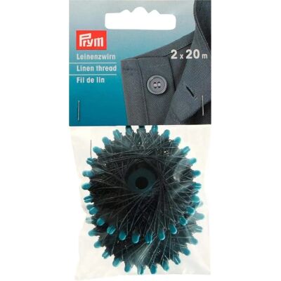 Hilo de lino encerado Prym azul oscuro - 20m Hilo de lino encerado Prym azul oscuro - 20m