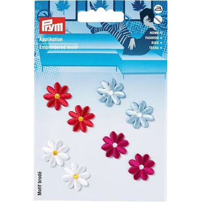 Prym Patch Fleurs - Pack de 8 Prym Patch Fleurs - Pack de 8