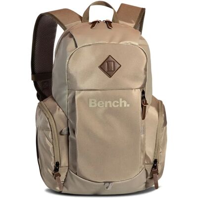 Batoh Bench Terra - 48 cm, Béžová, Přední přihrádka na laptop Batoh Bench Terra - 48 cm, Béžová, Přední přihrádka na laptop