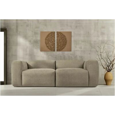 KONSIMO Buffo - Braunes Sofa - Höhe 73cm KONSIMO Buffo - Braunes Sofa - Höhe 73cm