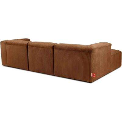 KONSIMO BUFFO - orange - 180x73x297 cm - Sofa KONSIMO BUFFO - orange - 180x73x297 cm - Sofa