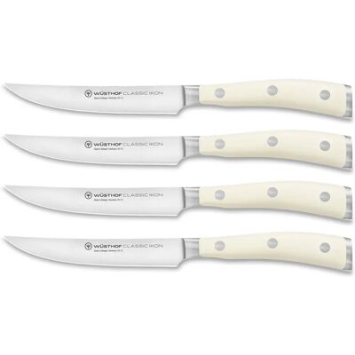 Wüsthof Classic Ikon Crème Steak Messerset - Steakmesser Wüsthof Classic Ikon Crème Steak Messerset - Steakmesser