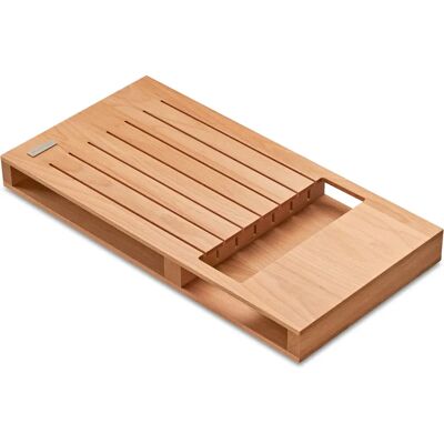 Insert de Tiroir Wuesthof - Pour 7 Couteaux - Bois de Hêtre Massif - Publicité Insert de Tiroir Wuesthof - Pour 7 Couteaux - Bois de Hêtre Massif - Publicité