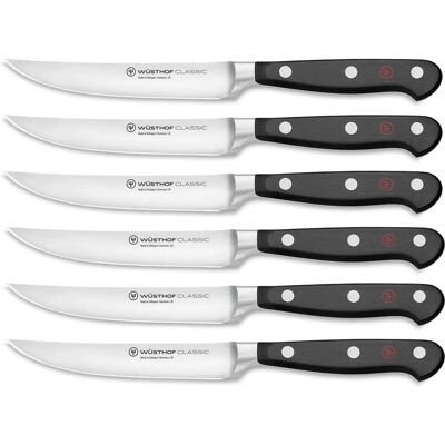 Wüsthof Classic 6-teiliges Steakmesser-Set - Messerset Wüsthof Classic 6-teiliges Steakmesser-Set - Messerset