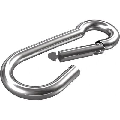 DÖRNER HELMER Edelstahlkarabiner - 4mm x 40mm - 20 Stück DÖRNER HELMER Edelstahlkarabiner - 4mm x 40mm - 20 Stück
