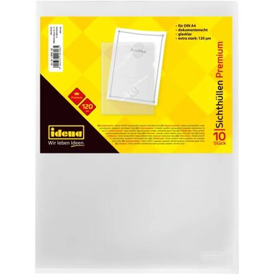 Idena - 10006 - Transparent - A4 - Document sleeves Idena - 10006 - Transparent - A4 - Document sleeves