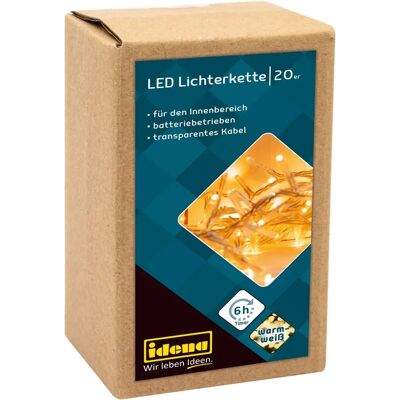 IDENA 8582052 - Warmweiß LED-Lichterkette - Innenbereich IDENA 8582052 - Warmweiß LED-Lichterkette - Innenbereich