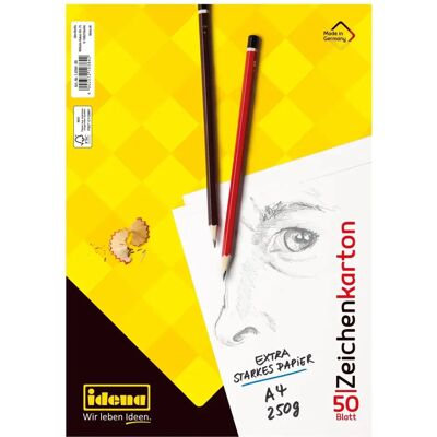 Idena A4 Rajzlap - 50 lap - FSC tanúsítvány - Extra erős Idena A4 Rajzlap - 50 lap - FSC tanúsítvány - Extra erős