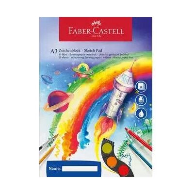 Faber-Castell 212047 Malbuch - Zeichenblock A3 Faber-Castell 212047 Malbuch - Zeichenblock A3