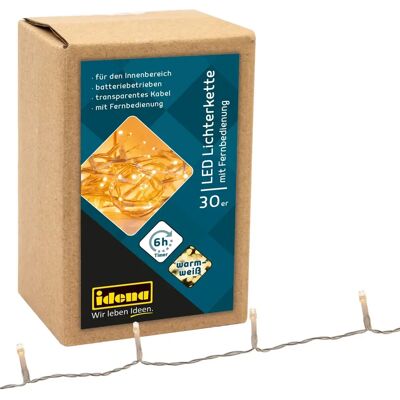 IDENA 31602 - String Lights met 30 LEDs - Binnengebruik IDENA 31602 - String Lights met 30 LEDs - Binnengebruik