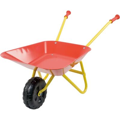 Idena metall-leksakskottkärra röd/gul - toy wheelbarrow Idena metall-leksakskottkärra röd/gul - toy wheelbarrow