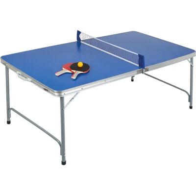 Idena Table de Tennis de Table Pliable Compacte - Jeux de Plage - Publicité Idena Table de Tennis de Table Pliable Compacte - Jeux de Plage - Publicité