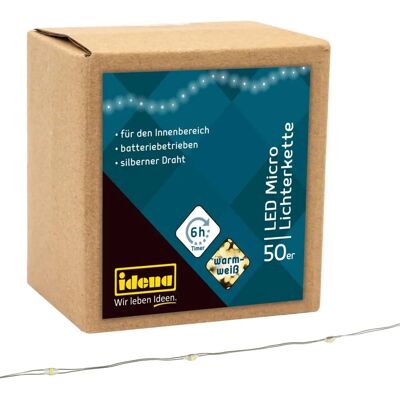 IDENA 31825 - Micro catena luminosa LED - Decorazione interna IDENA 31825 - Micro catena luminosa LED - Decorazione interna