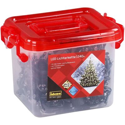 IDENA 31816 LED Lichtketting - Groen/Wit - Binnen/Buiten IDENA 31816 LED Lichtketting - Groen/Wit - Binnen/Buiten