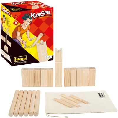 Idena Nordmann Fa Kubb Játék - Kültéri Szórakozás Idena Nordmann Fa Kubb Játék - Kültéri Szórakozás