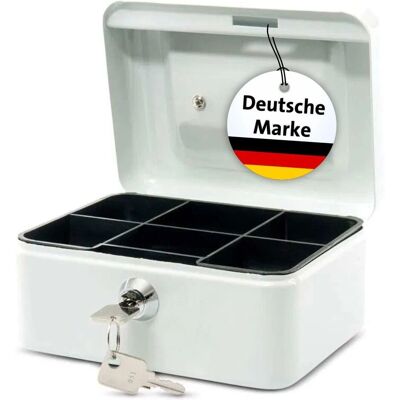 Maul Gk 2 White Steel Cash Box - Cash Box Maul Gk 2 White Steel Cash Box - Cash Box