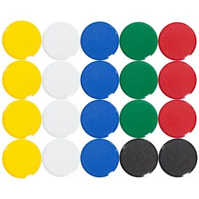 Magnete Maul 34mm - 2kg Forza - Confezione 20 Magnete Maul 34mm - 2kg Forza - Confezione 20