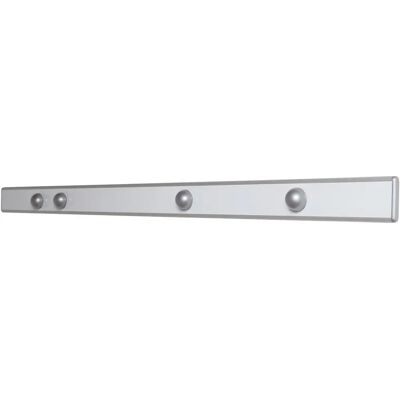 Maul Wall Rail - 1000 x 53 x 10 mm - Silver - Organiser Maul Wall Rail - 1000 x 53 x 10 mm - Silver - Organiser