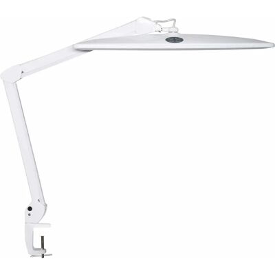Lampe de bureau LED blanche Maul Maulwork - 21W, réglable, pince Lampe de bureau LED blanche Maul Maulwork - 21W, réglable, pince