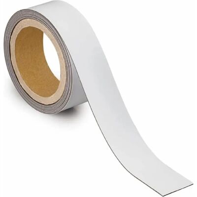 Maul Magnetic Tape - 40mm x 3m - White - Writable & Erasable Maul Magnetic Tape - 40mm x 3m - White - Writable & Erasable