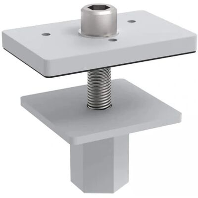 Maulsirius Adapter - Tischmontage für LED-Lampe - Silber Maulsirius Adapter - Tischmontage für LED-Lampe - Silber