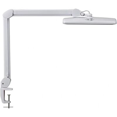MAUL LED-Schreibtischlampe Weiß - Verstellbar, 360° Drehbar - Arbeitsleuchte MAUL LED-Schreibtischlampe Weiß - Verstellbar, 360° Drehbar - Arbeitsleuchte