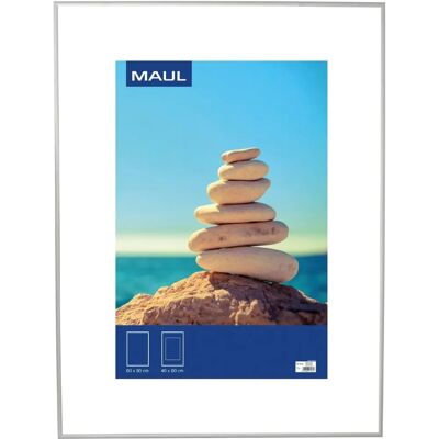 Maul Silberner Bilderrahmen 62x82 cm - Für 60x80 cm Fotos Maul Silberner Bilderrahmen 62x82 cm - Für 60x80 cm Fotos