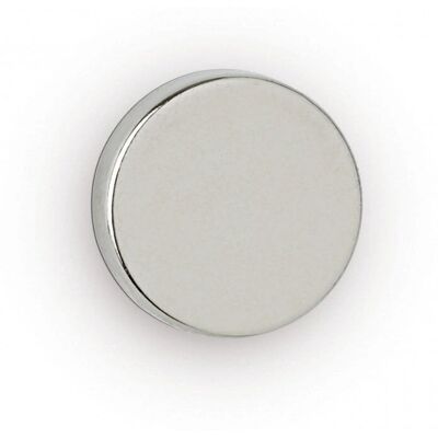 Magnete a disco in neodimio da 12mm - Argento Magnete a disco in neodimio da 12mm - Argento