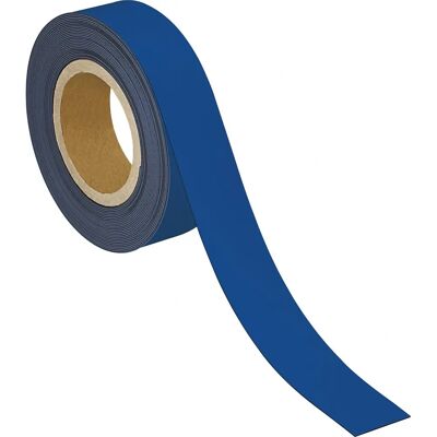 Fita de Identificação Magnética - Plástico Flexível, 10m, Azul Fita de Identificação Magnética - Plástico Flexível, 10m, Azul