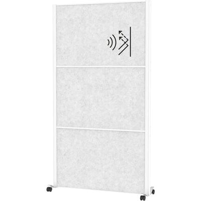 Paravent acoustique portable Maul - Réduction du bruit, Cadre en aluminium Paravent acoustique portable Maul - Réduction du bruit, Cadre en aluminium