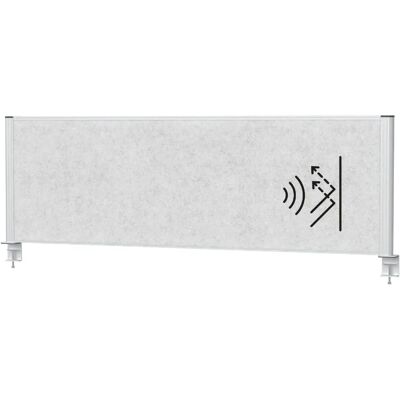 MAUL Trennwand - 9752695, Hellgrau, 160x51,5cm - Bürowand MAUL Trennwand - 9752695, Hellgrau, 160x51,5cm - Bürowand