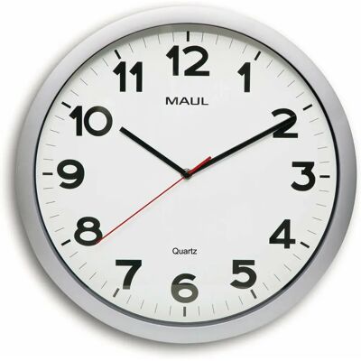 Maul 9054195 Wanduhr Silber Quartz - Wanduhr Maul 9054195 Wanduhr Silber Quartz - Wanduhr