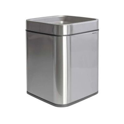 MAUL Rostenfri stålavfallsbehållare 15L - Anti-tryck, Modern MAUL Rostenfri stålavfallsbehållare 15L - Anti-tryck, Modern