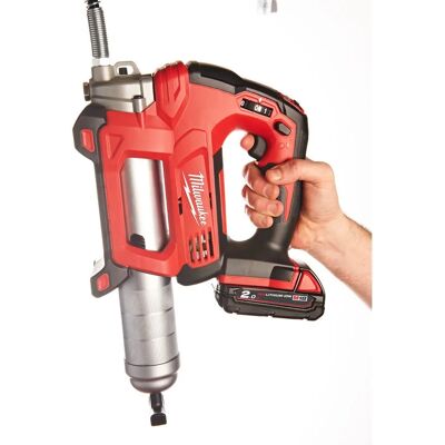 Milwaukee M18GG Akku-Fettpresse - 562 bar, 1219mm Schlauch Milwaukee M18GG Akku-Fettpresse - 562 bar, 1219mm Schlauch