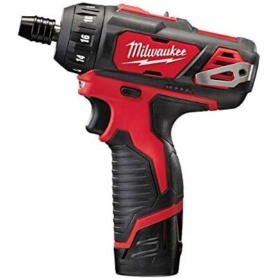 Milwaukee M12 BD-202C Kompakt sladdlös skruvdragare - 2 Batterier, 30Nm Milwaukee M12 BD-202C Kompakt sladdlös skruvdragare - 2 Batterier, 30Nm